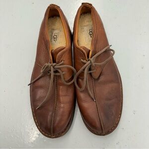 UGG Australia Mens 10 Desert Trek Split Toe Seam Mahogany Casual Leather